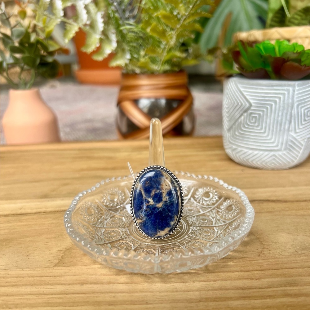 Sodolite - Size 7.5 - Sterling Silver